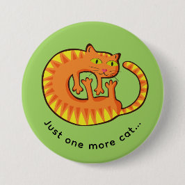 Lindo Gato, gato, gatito Ronde Button 7,6 Cm