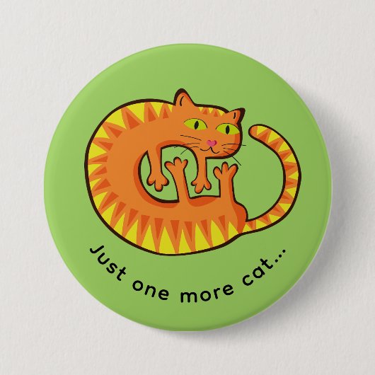 Lindo Gato, gato, gatito Ronde Button 7,6 Cm (Voorkant)