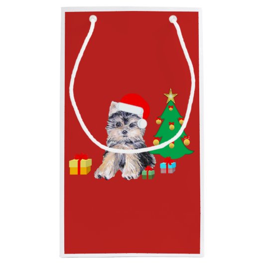 Lindo perrito de Navidad Klein Cadeauzakje (Achterkant)