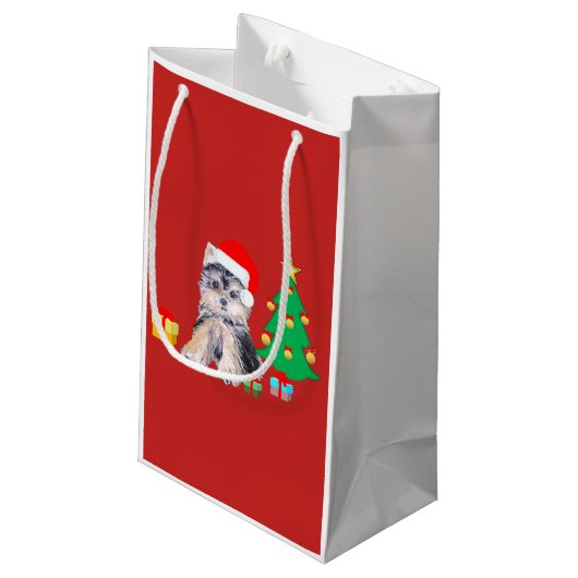 Lindo perrito de Navidad Klein Cadeauzakje (Achterkant Gekanteld)