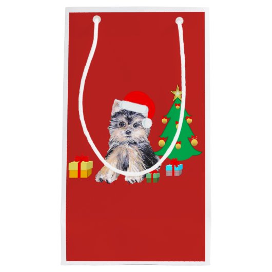 Lindo perrito de Navidad Klein Cadeauzakje (Voorkant)