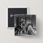 Lindor's brief vierkante button 5,1 cm (Voorkant /achterkant)