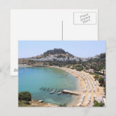 Lindos Briefkaart (Voorkant / Achterkant)