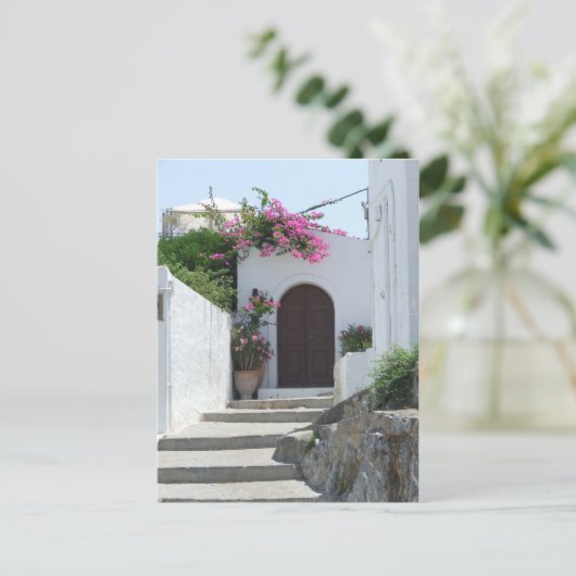 Lindos Captain's House Briefkaart (Staand voorkant)