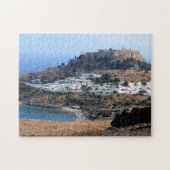 Lindos Fortress, Rhodes Griekenland 8x10 Puzzle Legpuzzel (Horizontaal)