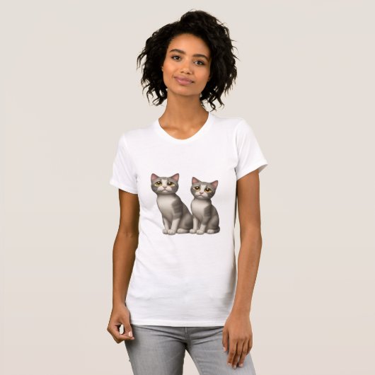 lindos gatos t-shirt (Voorkant volledig)