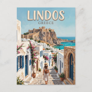 Lindos Griekenland Briefkaart