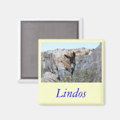 Lindos Magneet (Voorkant / Achterkant)