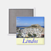 Lindos Magneet (Voorkant / Achterkant)