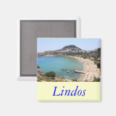 Lindos Magneet (Voorkant / Achterkant)