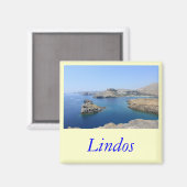 Lindos Magneet (Voorkant / Achterkant)