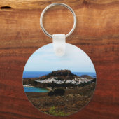 Lindos, Rhodes, Griekenland Sleutelhanger (Voorkant)