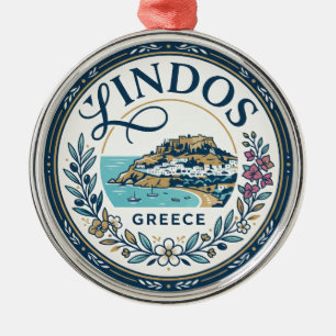 Lindos, Rhodos Griekenland Metalen Ornament