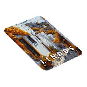 Lindos, Rhodos:  Griekse architectuur Magneet