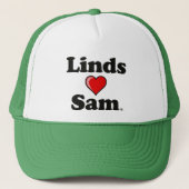 "Linds (hart) Sam" Pet (Voorkant)