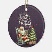 Lindsay Ancien Scottish Tartan Christmas Keramisch Ornament (Links)