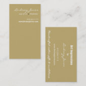 Lindsay Business Card-sjabloon Visitekaartje (Voorkant / Achterkant)