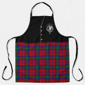 Lindsay Clan Badge & Tartan Kilt Schort (Voorkant)
