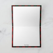 Lindsay Clan Balcarres House Folded Wenskaart Kaart (Binnen)