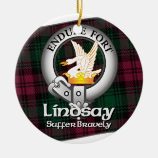 Lindsay Clan Keramisch Ornament