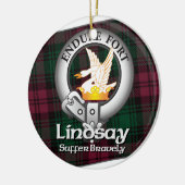 Lindsay Clan Keramisch Ornament (Links)