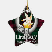 Lindsay Clan Keramisch Ornament (Rechts)