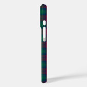 Lindsay Clan Maroon en Green Tartan Case-Mate iPhone Case (Achterkant / Links)