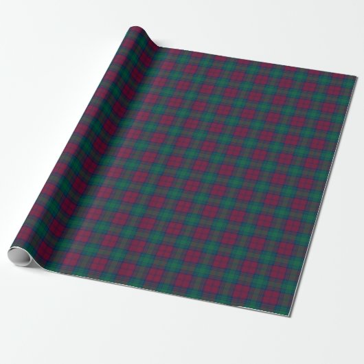 Lindsay Clan Tartan Cadeaupapier (Uitgerold)