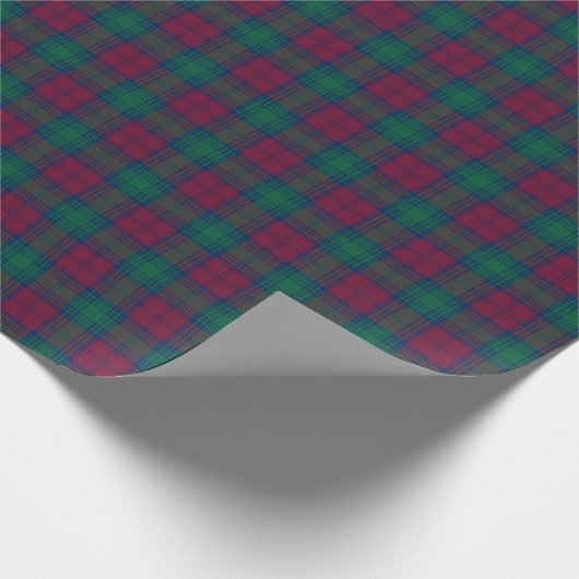 Lindsay Clan Tartan Cadeaupapier (Hoek)