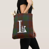 Lindsay Clan Tartan Monogram Tote Bag (Dichtbij)