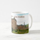Lindsay Clan's Edzell Castle Foto Koffiemok (Voorkant rechts)