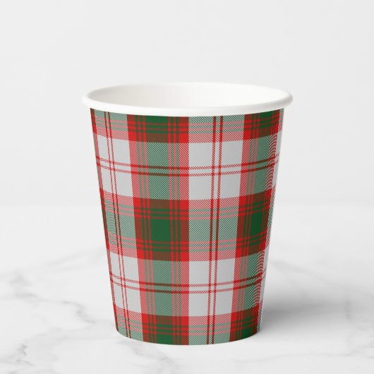 Lindsay Dress Clan Scottish Play Pattern Papieren Bekers (Achterkant)