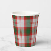 Lindsay Dress Clan Scottish Play Pattern Papieren Bekers (Voorkant)