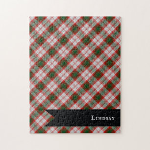 Lindsay Dress Clan Tartan Patroon Legpuzzel