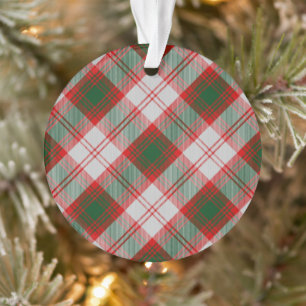 Lindsay Dress Clan Tartan Patroon Ornament