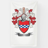 Lindsay Family Crest en Lindsay Coat of Arms Spandoek (Verticaal)