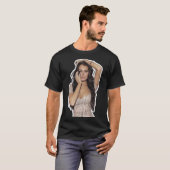 Lindsay Lohan - Celebrity (Oil Paint Art) - Klassi T-shirt (Voorkant volledig)