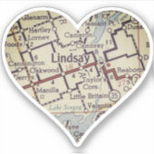 Lindsay Ontario Sticker (Voorkant)