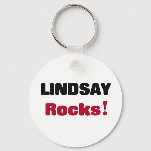 Lindsay Rocks Sleutelhanger (Voorkant)