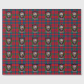 Lindsay Scottish Clan Tartan & Crest Cadeaupapier (Vlak)