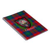 Lindsay Scottish Clan Tartan & Crest Notitieboek (Rechterzijde)