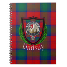 Lindsay Scottish Clan Tartan & Crest