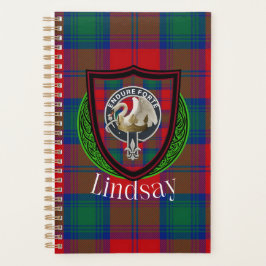 Lindsay Scottish Clan Tartan & Crest Planner