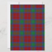 Lindsay Scottish Wedding Invitation Kaart (Achterkant)