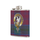 Lindsay Tartan & Badge Heupfles (Links)