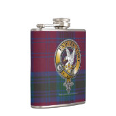 Lindsay Tartan & Badge Heupfles (Rechts)