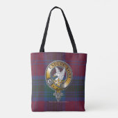 Lindsay Tartan & Badge Tote Bag (Achterkant)