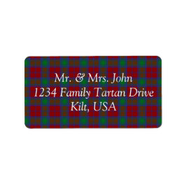 Lindsay Tartan Label