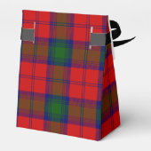 Lindsay tartan red green plaid bedankdoosjes (Achterkant)