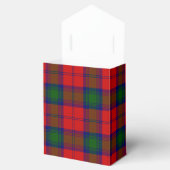 Lindsay tartan red green plaid bedankdoosjes (Geopend)